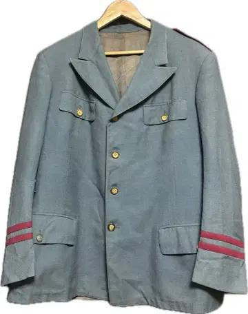 30대 40대 50대 오피서 자켓 밀리터리 빨간색 어깨 견장 유로