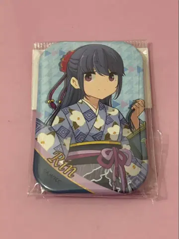 유루캠 스퀘어 캔뱃지 기모노 ver. 시마린