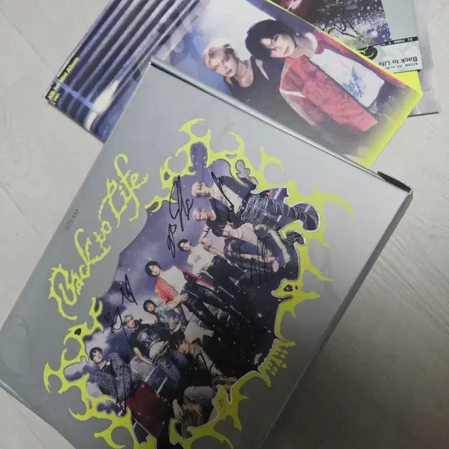 앤팀 &team 1집 미니 친필 싸인 멘트 풀구성 앨범 급처