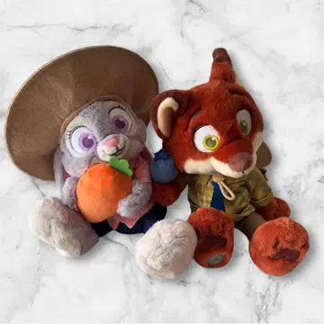 [ 새상품 택 포함 ] 주토피아 닉 와일드 주디 홉스 봉제 인형