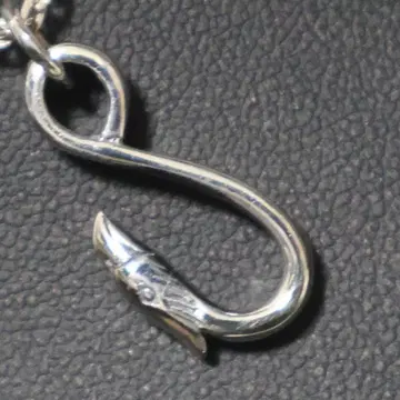 후크형 역동적인, 개성 있는 수호 실버 925 목걸이