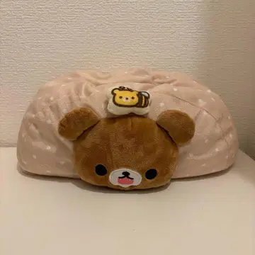 갈색 아기 곰 봉제 인형 티슈 케이스