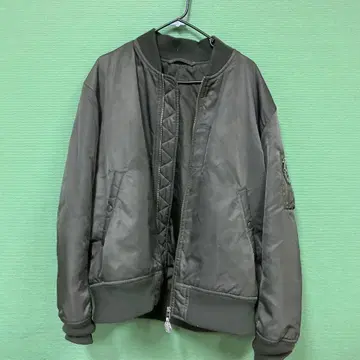 블랙 MA-1 플라이트 자켓 90s