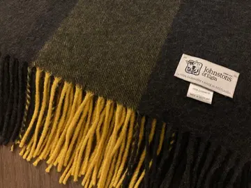 레어 컬러 한정판 존스턴즈 캐시미어 대형 스톨 머플러 IENA