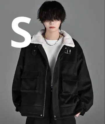 완판템 ADRER B-3 멜톤 보아 플라이트 자켓 블랙 S