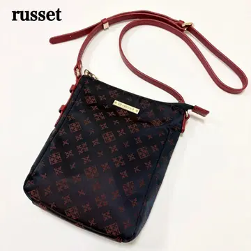 새상품급 러셋 숄더백 사코슈 나일론 경량 올 패턴 네이비