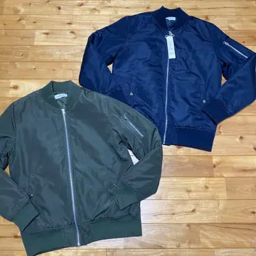 새상품 있음 MA-1 스타일 자켓 네이비 올리브 2장 세트