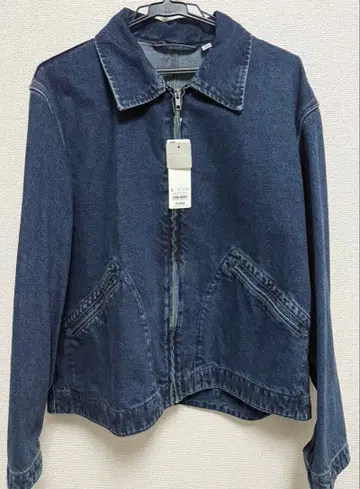 GU 데님 집업 자켓 블루