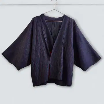 가디건 겉옷 한텐 여성용 도테라 일본 의류