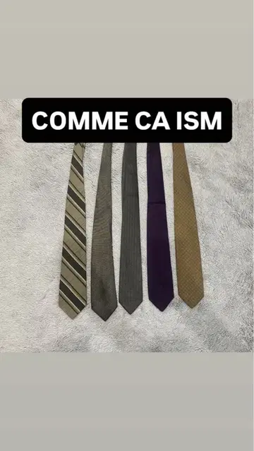COMME CA ISM 넥타이 5개 세트
