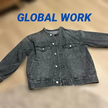 GLOBAL WORK 그레이 데님 자켓 2025