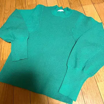 UNITED ARROWS 그린 벌룬 소매 니트