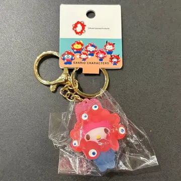 만박 산리오 미야쿠미야쿠 입체 마스코트 키링 클리어 마이멜로디