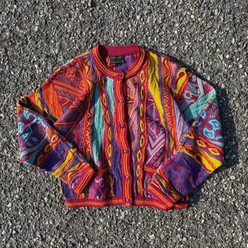 [ 초레어 ] COOGI 3d 니트 노카라 가디건