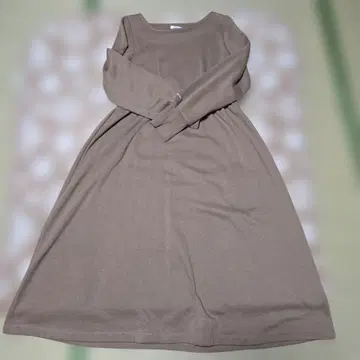 브라운 롱 원피스 긴팔 ( 쭈리 타입 )