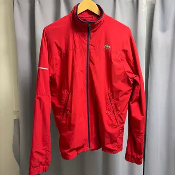 Lacoste 레드 나일론 자켓