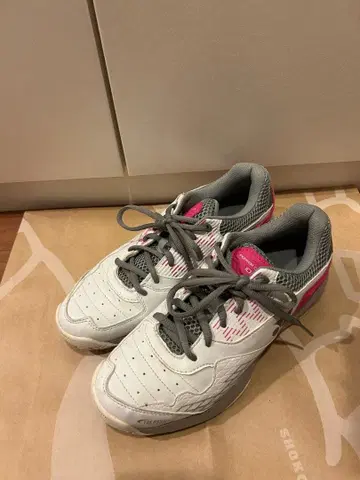 여성용 테니스화 25.0 cm 화이트/핑크 요넥스