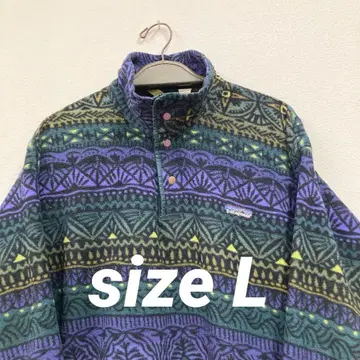 파타고니아 신틸라 올 패턴 플리스 patagonia 스냅T USA제