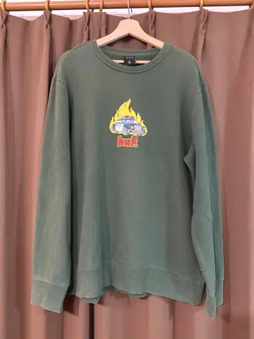 HUF 올리브 그린 트레이닝복 XL