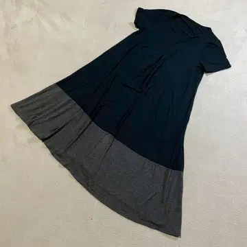 otto collection (오토 컬렉션) 반팔 롱 원피스