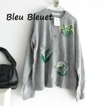 새상품 Bleu Bleuet 블루블루에 버튼 니트 가디건 F