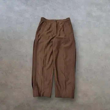 슬랙스 헤링본 사이드인턱 기믹 브라운 13호 트레디셔널