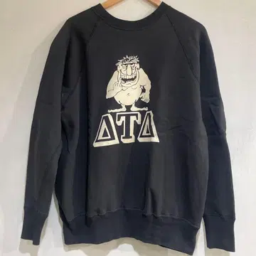 Warehouse 몬스터 플로키 맨투맨 트레이닝복 44 블랙