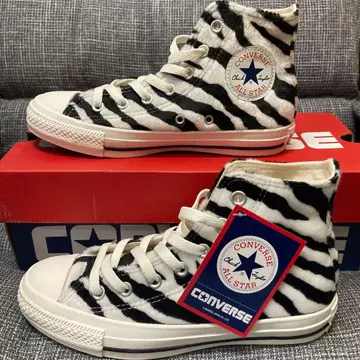 CONVERSE ALL STAR 제브라 패턴 하이컷 스니커즈