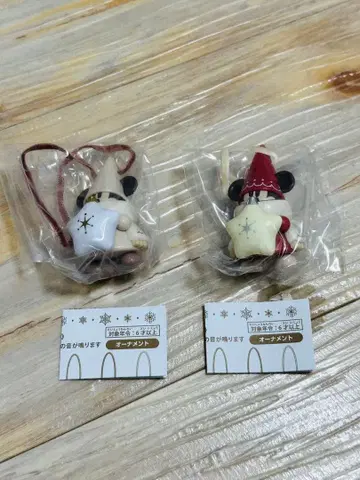 디즈니 캡슐 토이 리루린린 빨간색 화이트