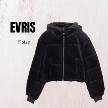 [ EVRIS ] 벨로아 숏 페이크 다운 아우터
