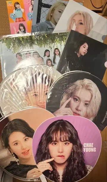 TWICE 채영 부채 세트 파일