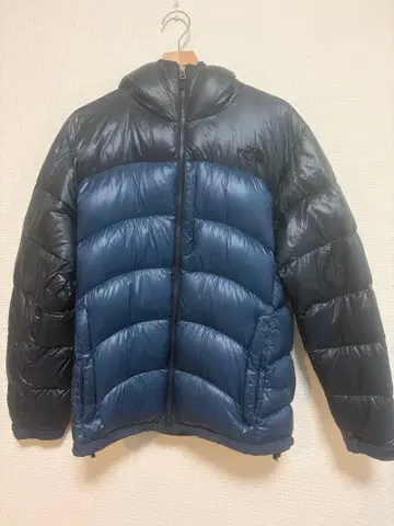 THE NORTH FACE 후드 부착 다운 자켓 L 사이즈 네이비