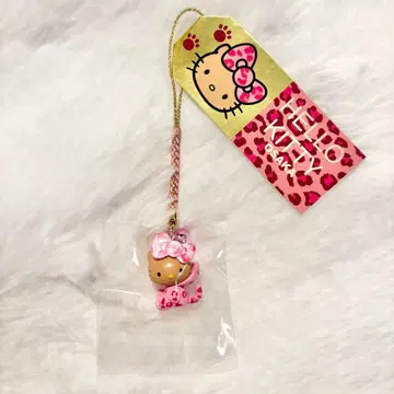 [ 오사카 한정 ] 일광화상 갸루 키티 레오파드 무늬 족쇄 스트랩