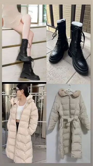 rady 새상품 부츠 다운 코트