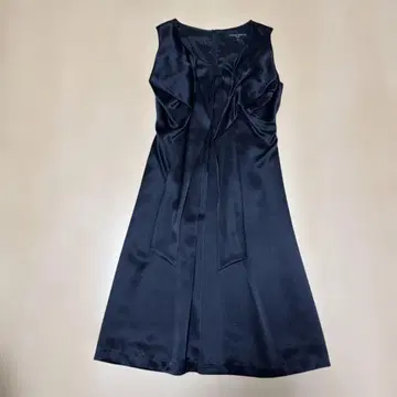 UNITED ARROWS 블랙 슬리브리스 원피스 36