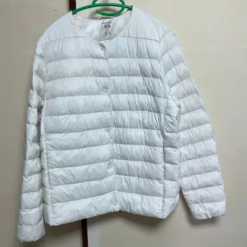 UNIQLO PUFFTECH 화이트 다운 자켓 XL