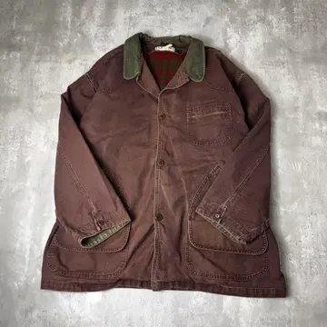 90s LL.Bean 넬라이너 포함 덕지 헌팅 자켓 브라운