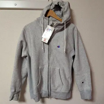 챔피온 리버스 위브 스톰 쉘 지퍼 후드티 L 그레이