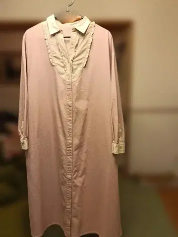 쿨 카리안: 카라 부착 롱 원피스