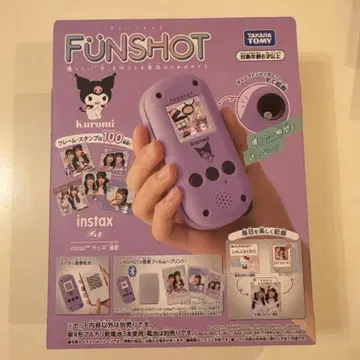 새상품 FUNSHOT (팬샷) 인스턴트 프린트 카메라 쿠로미