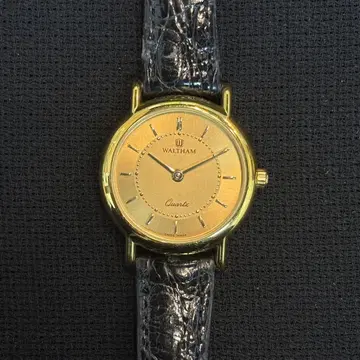 [ 새상품급 ] WALTHAM 월쌈 32450.53 쿼츠 골드 다이얼