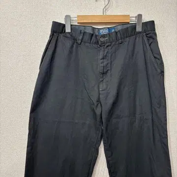 랄프 로렌 슬랙스 블랙 후염 미국 빈티지 의류 W33 3212