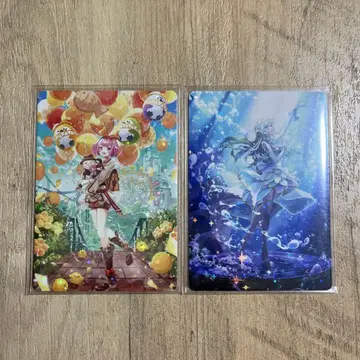 프로세카 밤 페스티벌 카노 홀로그램 카드 츠루기 에무 쿠사나기 네네 세트