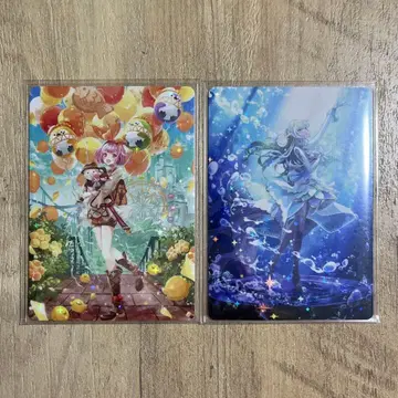 프로세카 밤 페스티벌 카노 홀로그램 카드 츠루기 에무 쿠사나기 네네 세트