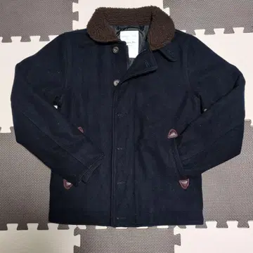 휴스턴 n1형 덱 자켓 울 옷깃 보아