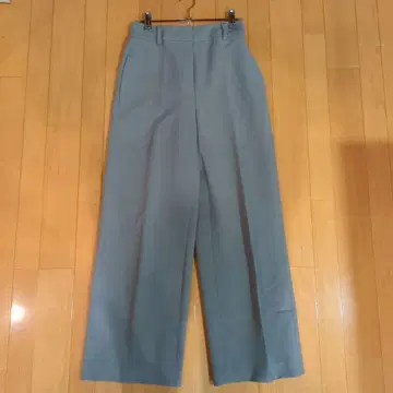 PLST 그레이 와이드 팬츠 XS 웜 리저브