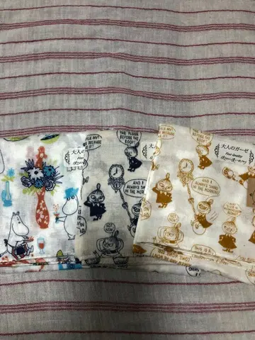 무민 어른용 거즈 타월 3장 세트