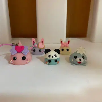 귀여운 캐릭터 키링 5체 세트