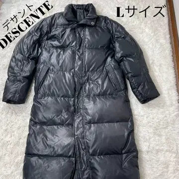 DESCENTE 다운 자켓 코트 블랙 벤치 코트 L 사이즈
