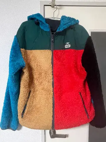 참스 플리스 자켓 리버서블